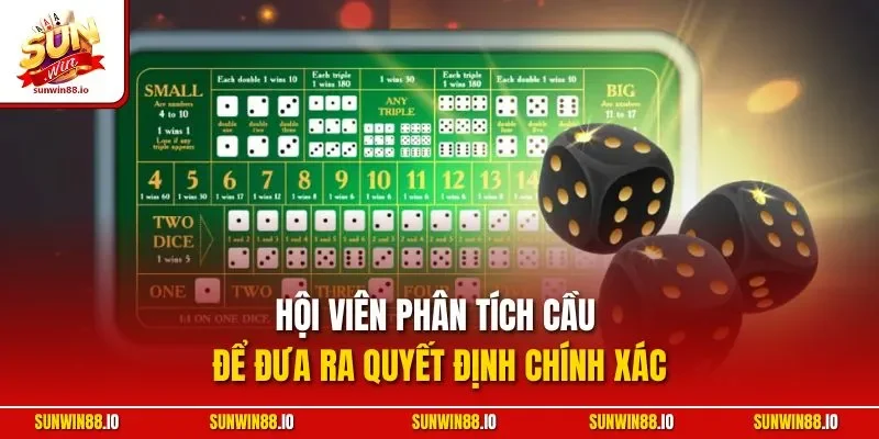 Hội viên phân tích cầu để đưa ra quyết định chính xác